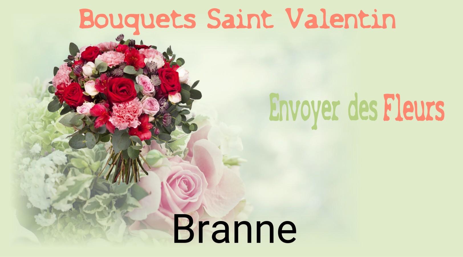 Roses de Saint-Valentin livrées à Branne